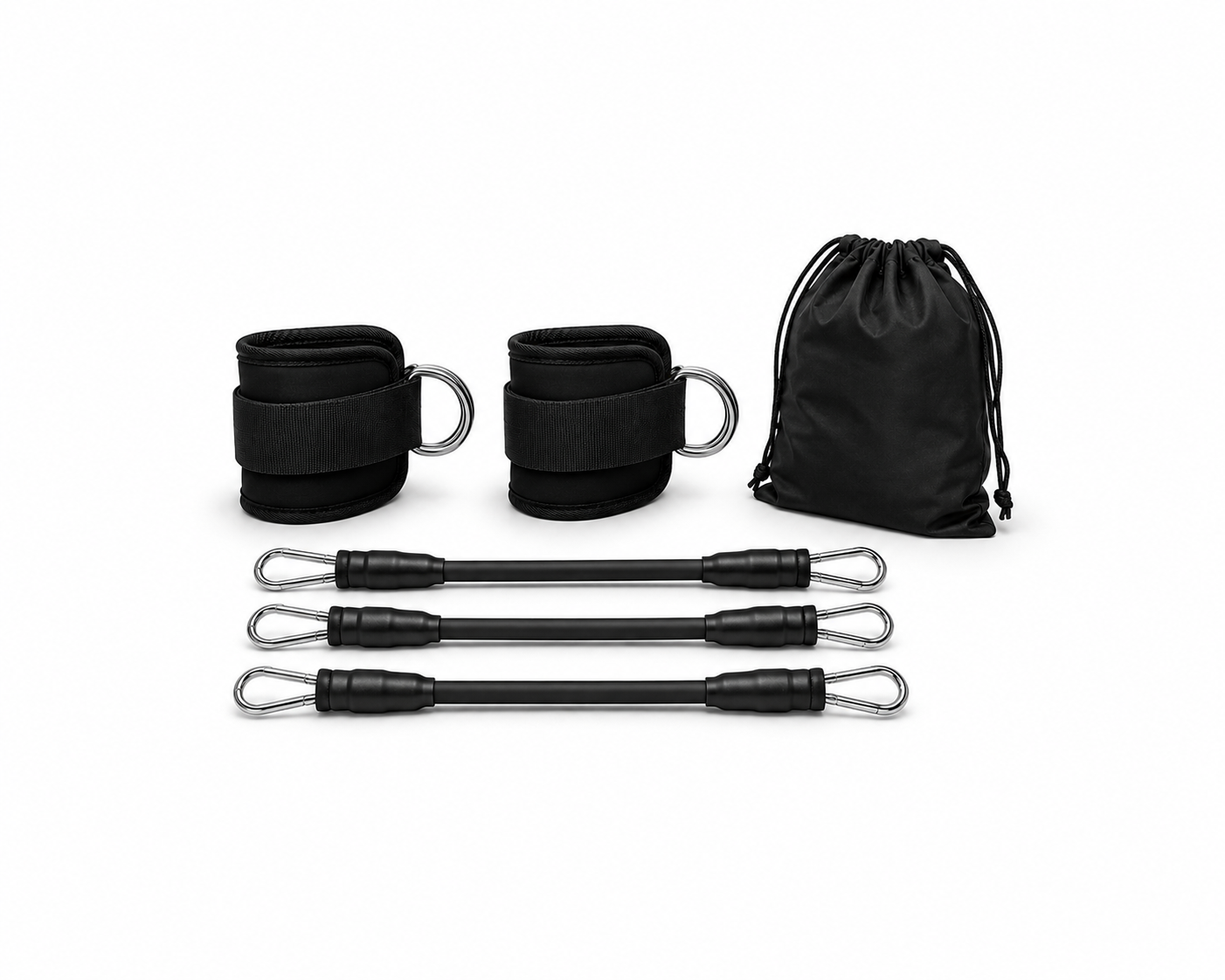 Ankle resistance band set